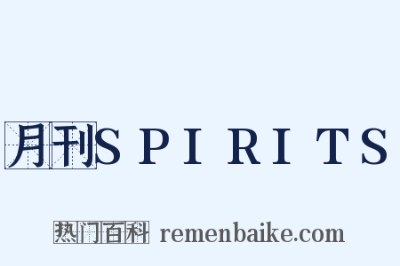 月刊SPIRITS是什么意思的图片